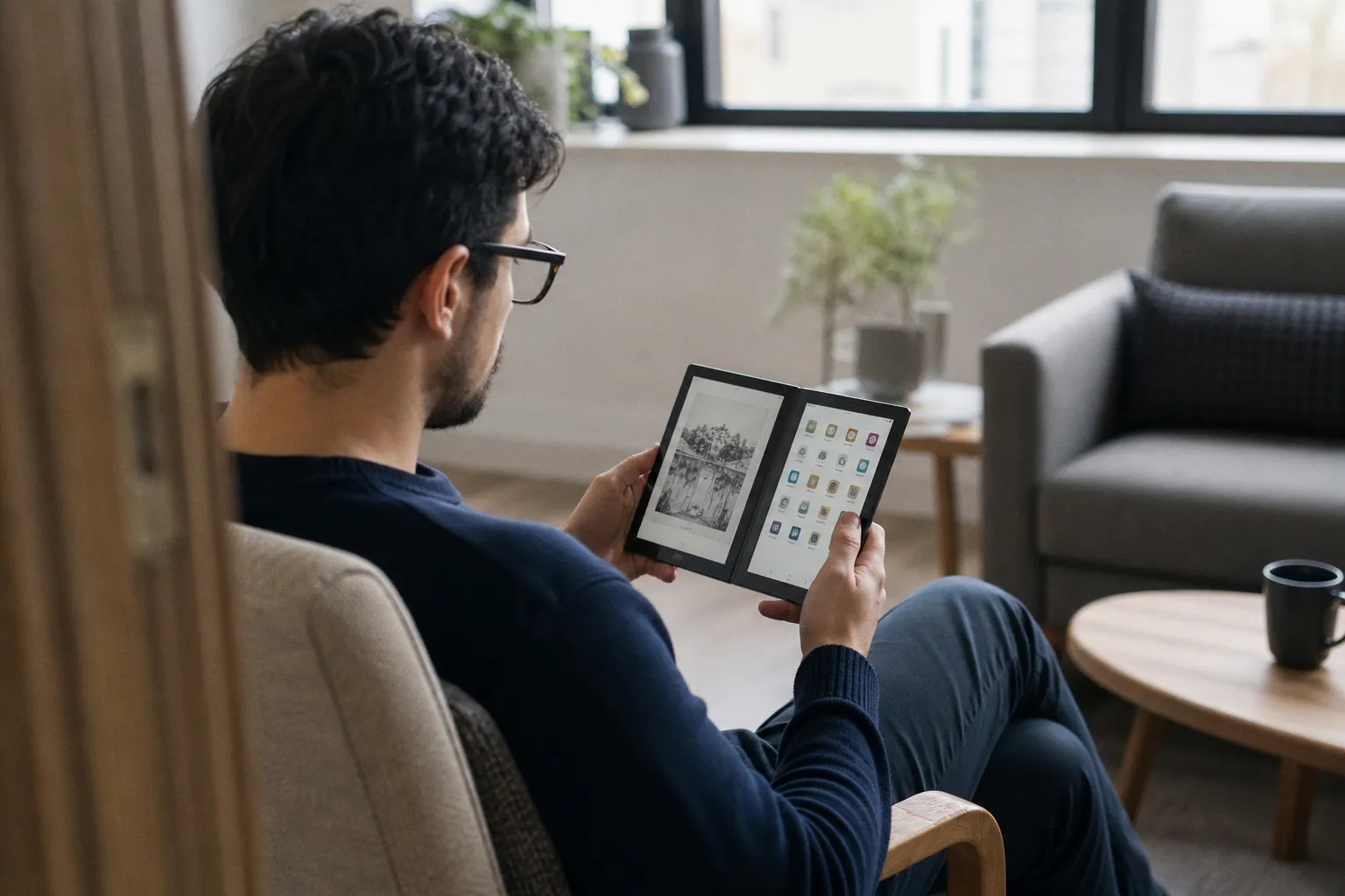 Bigme Hibreak Dual 2 Combines E-Ink and LCD Screens