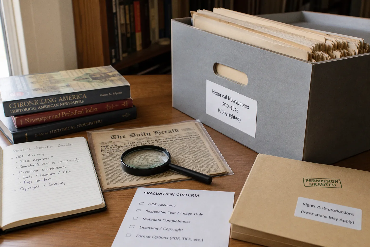 Evaluate Historical Newspaper Databases Before Buying